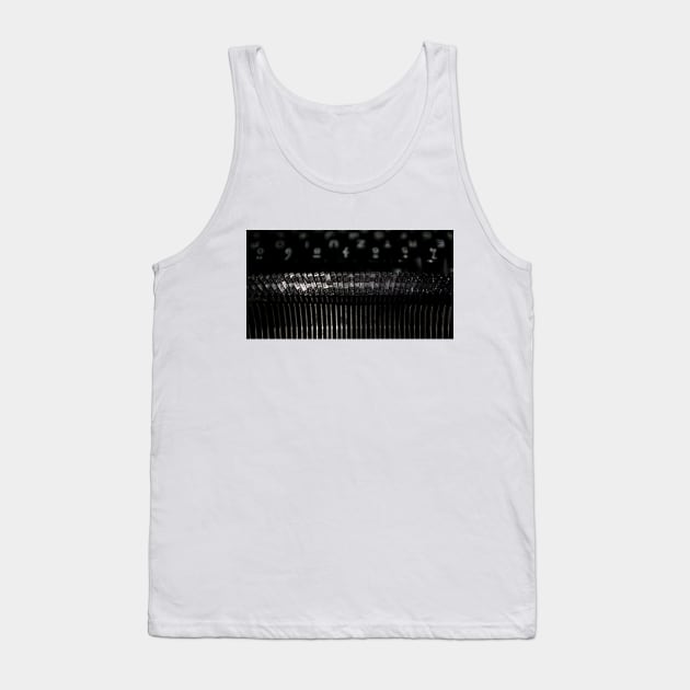 Typing machine upside down close up Tank Top by StefanAlfonso